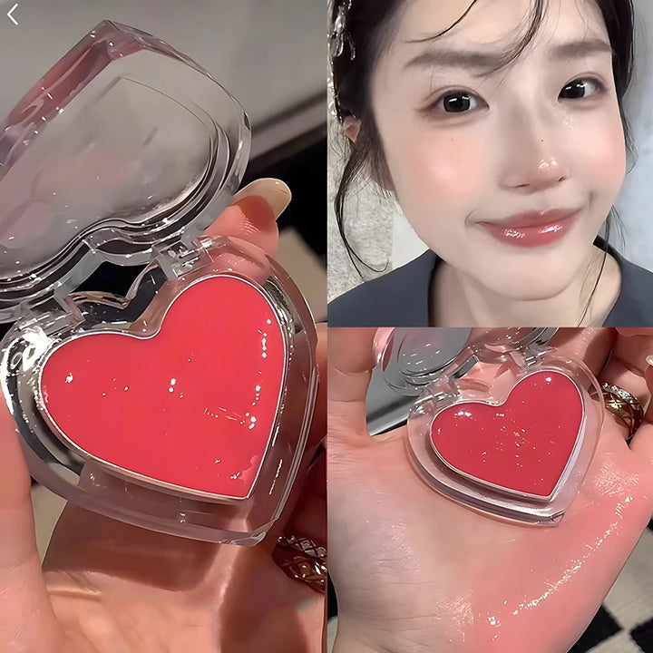 Highlighter cream for face brightening and contouring blusher highlighter stick for natural watery skin