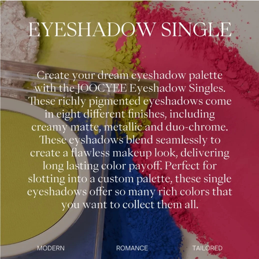 JOOCYEE Eyeshadow Single eye shadow Long-lasting blusher Natural Easy to blend matte smoked daily portable Makeup Cosmetics