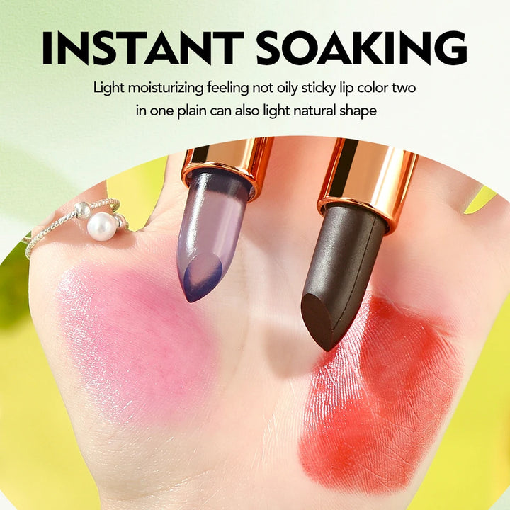 Aloe Vera Lipstick Color Changing – Hydrating PH Lip Balm Stick, Smudge-Resistant Long Wear, Moisturizing Natural Tint Lip Care