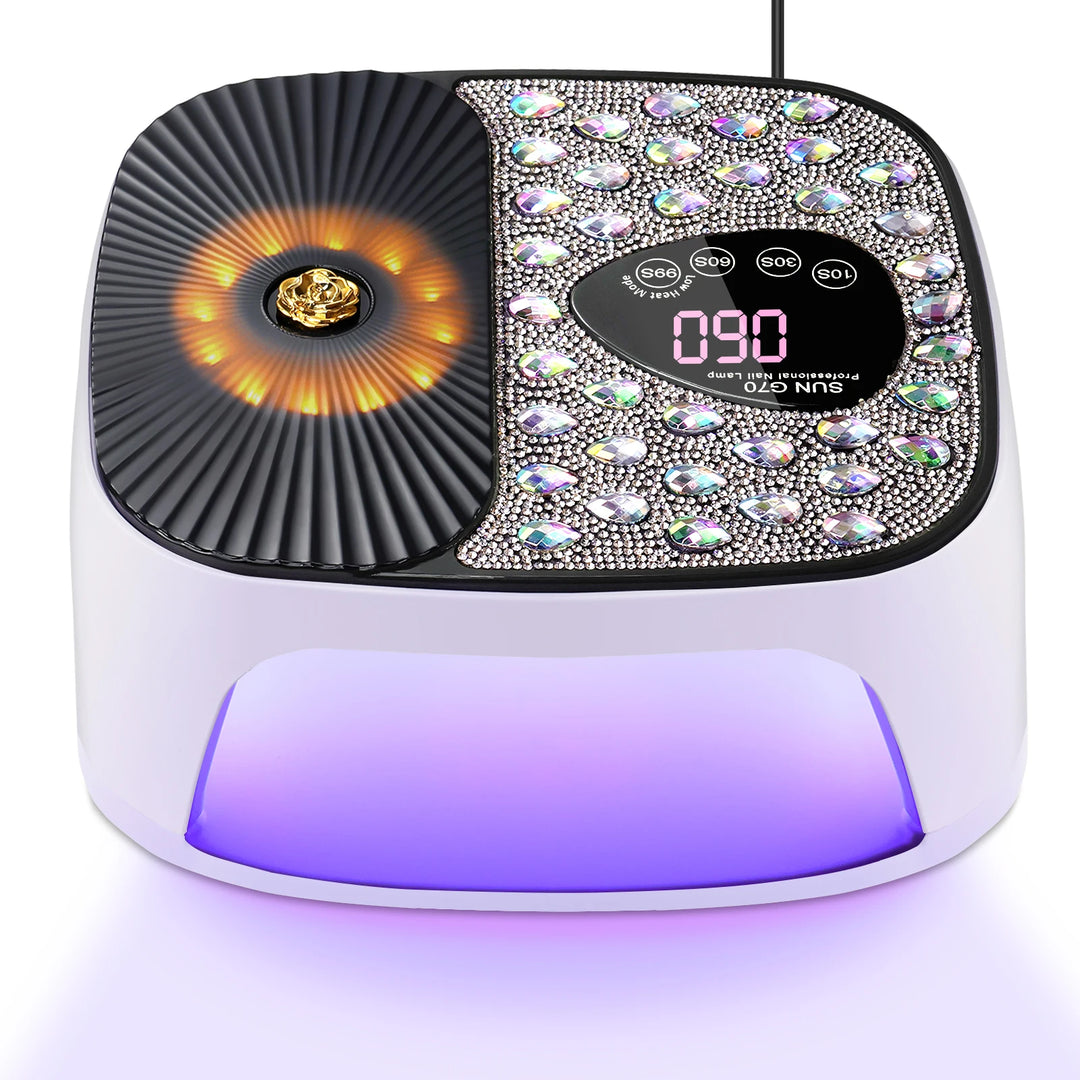 Professional Gel Nail Lamp 45 LED UV Nail Dryer with 4 Timers and Automatic Sensor Nail Curing Lamp Nail Salon Equipment