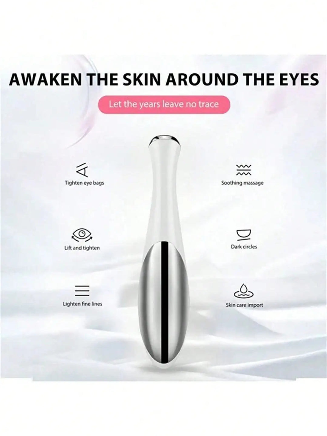 2026 Electric Eye Massager Vibration Wrinkle Anti-Ageing Eye Massage  Face Eye Care Pen Battery version（Batteries not  included）