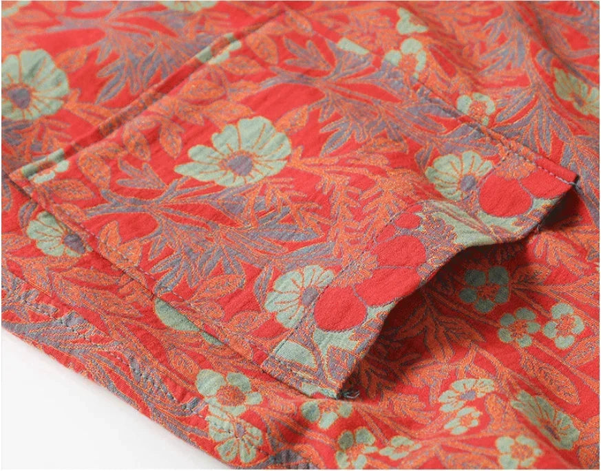 Cotton Printed Women's Bathrobe for Spring and Autumn Pajamas Home Clothing Multi Colors Quick Drying Bathrobes Female