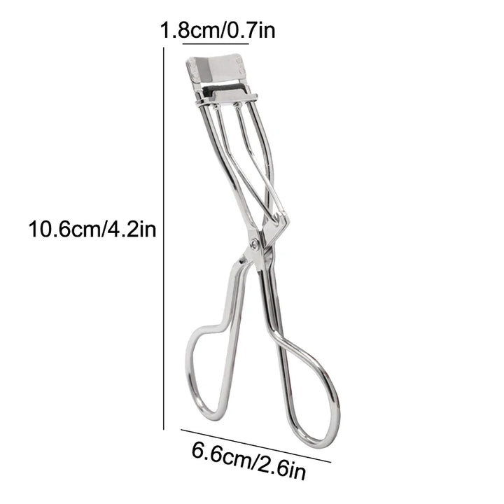 Mini Partial Eyelash Curler Nature Curl Sun Flower Extension Volume Tweezers Stainless Steel Tool