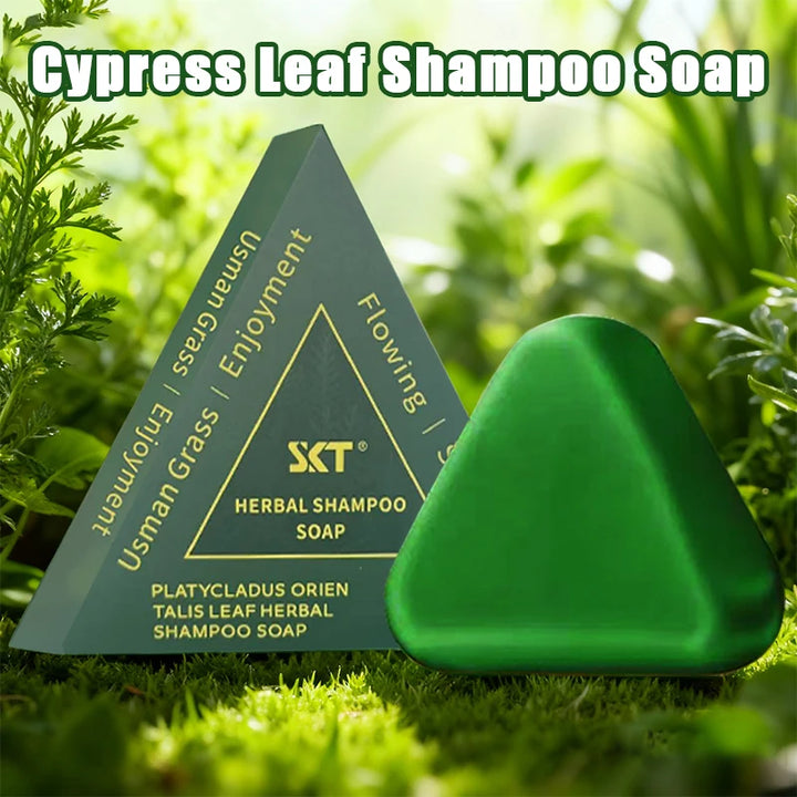 Platycladus orientalis leaf usseman shampoo soap is rich in ginseng, Platycladus orientalis and other China Chinese herbal