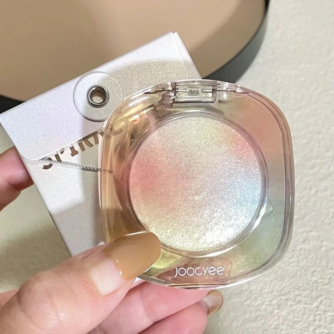 Joocyee Amber Matte Shimmer Powder Blusher Shell Highlights And Brightens Waterproof Contour Bronzers palette