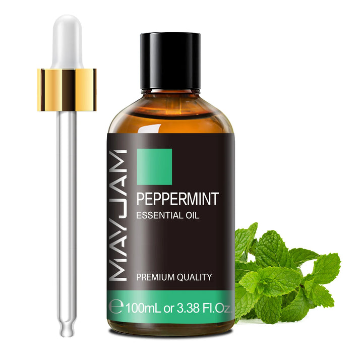100ML Pure Plant Essential Oil Mint Bergamot Patchouli Citronella Lemongrass Chamomile Cedarwood For Reed Diffuser Humidifier