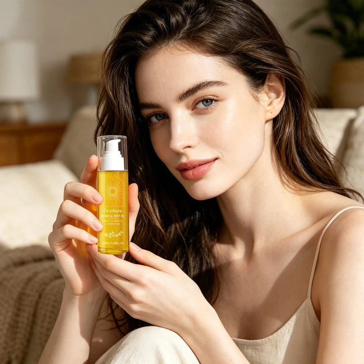 Body Oil For Glowing Skin Women Moisturizing Brighten Deep Hydration Enhance Elasticity Anti Cellulite Original Essential Oils