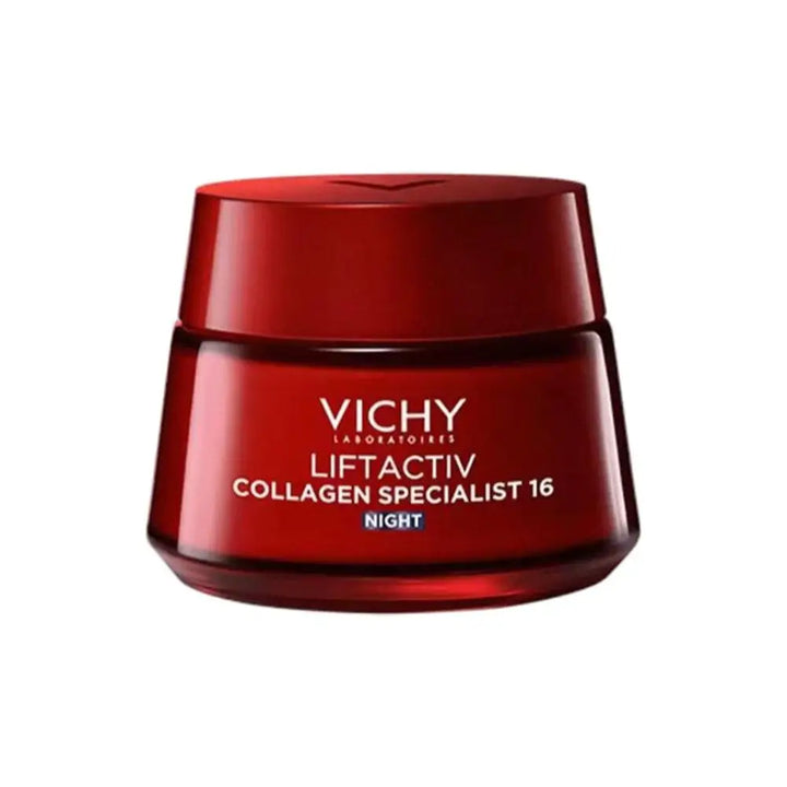 Vichy Collagen Night Cream & B3 Day Cream 50ml x2 Set Active Firming & Anti Aging Fades Dark Spots & Wrinkles For All Day Care
