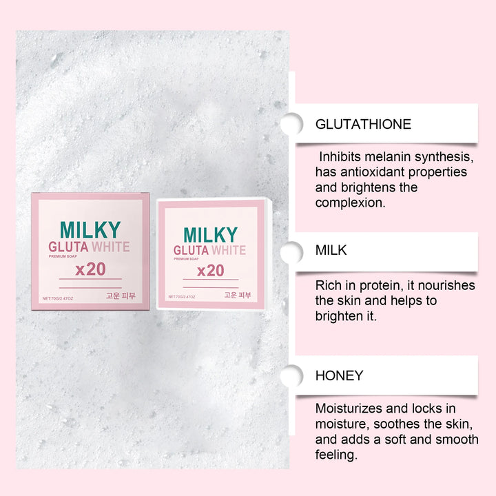 Milk body moisturizing soap gentle care cleansing body Skin moisturizing Moisturizing Refreshing Care Bath Soap