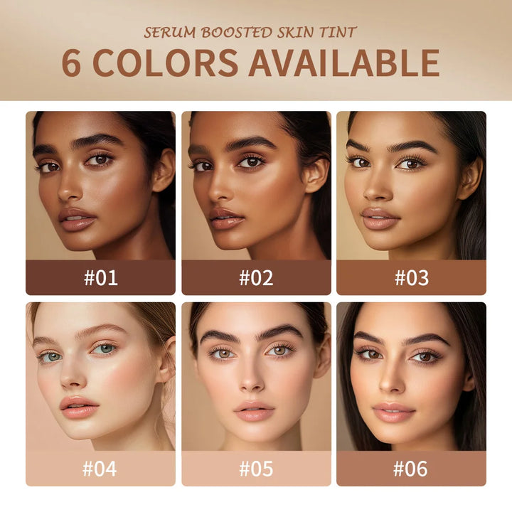 New Balm Serum Boosted Skin Tint Silky Texture Moisturizing Coverage Plumper Even Skin Tone Best Stick Foundation Travel Makeup