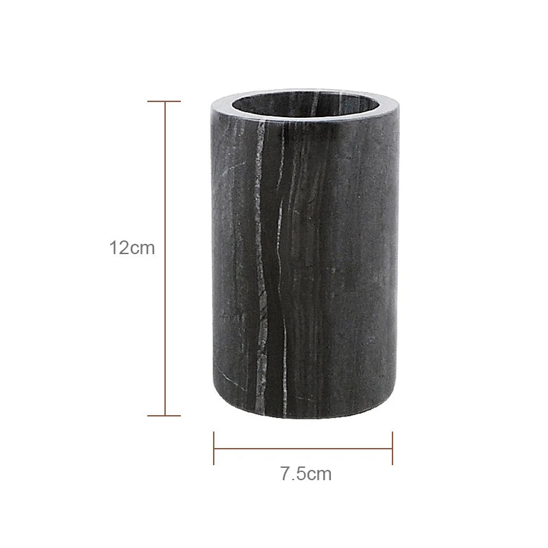 Tree Black Natural Marble Set for Bathroom Luxury Toothbrush Holder Soap Dispenser Soap Dish Tray Bathroom Accessories Sets