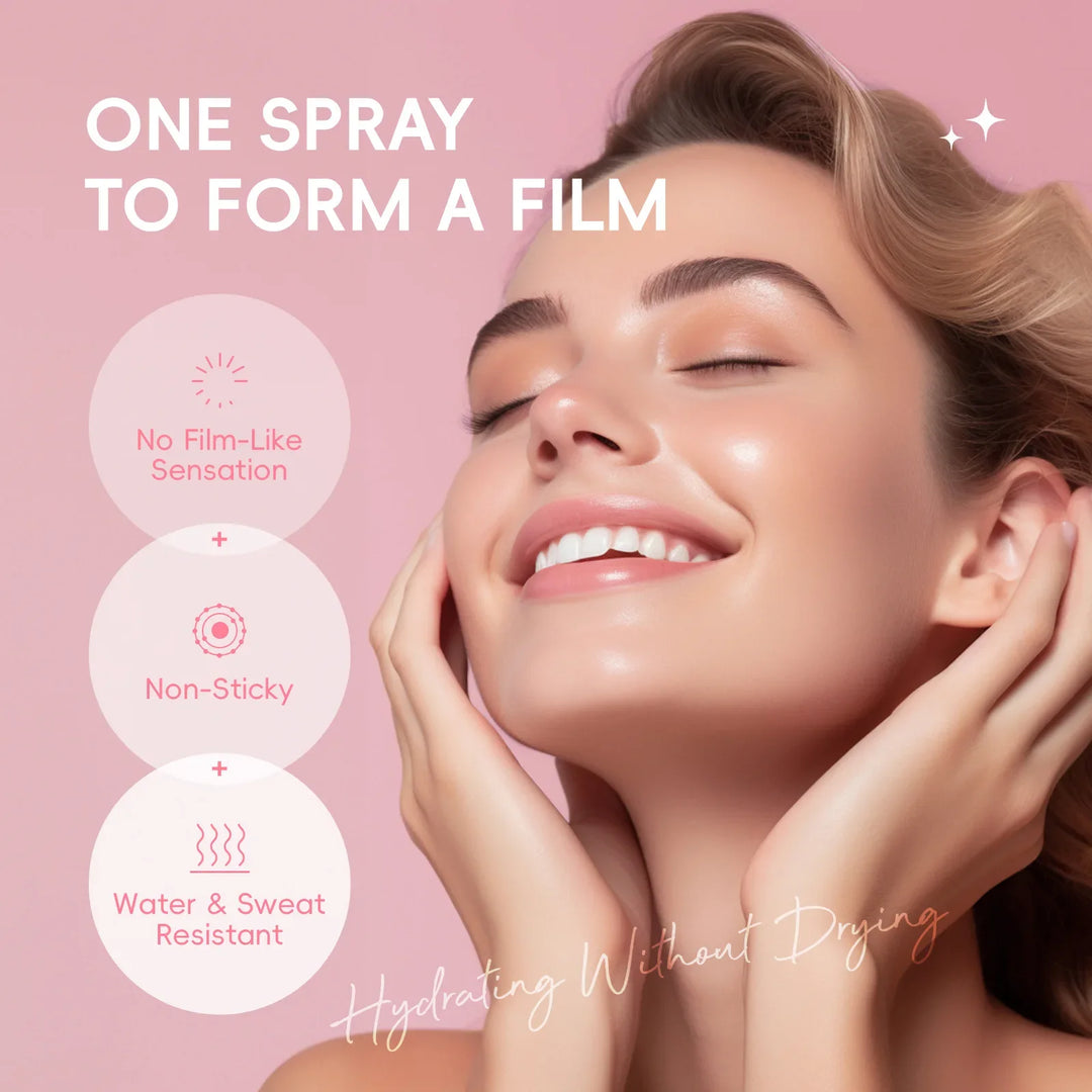Sakura Makeup Setting Spray Moisturizing Waterproof Oil Control Long Lasting Non Sticky Dewy Quick Fixer Face Mist