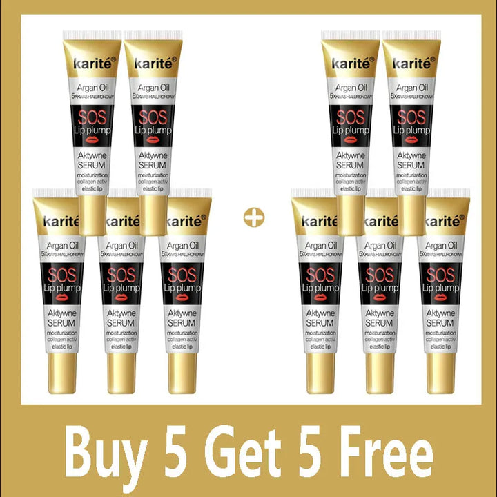 Moroccan Argan Oil Lip Plumping Essence - Moisturizing and Nourishing Lip Balm, Suitable for All Skin Types, Natural Makeup
