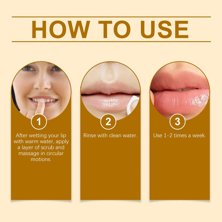 Orange Lip Scrub Exfoliating Softening Anti Chapped Remove Dead Skin Fade Pigmentation Hydrating Brightening Smoothing Lip Scrub