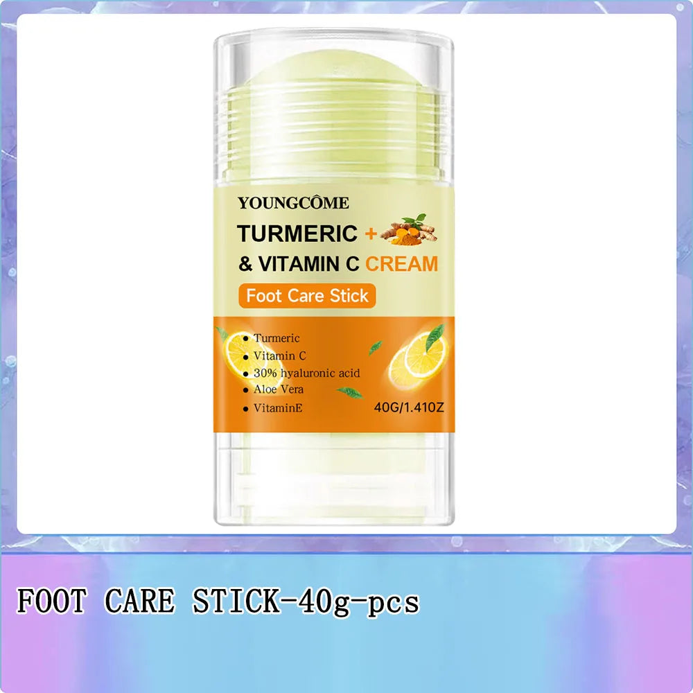 Foot Balm Professional Cracked Heel Repair Balm Stick Moisturizing Foot Balm, Rolls On, No Mess Like Foot Cream or Foot Lotion