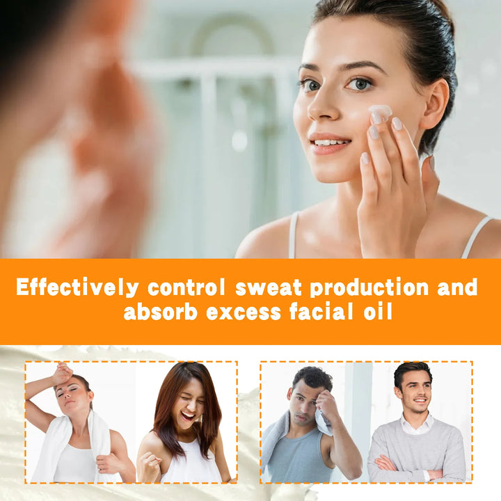 Face Antiperspirant Cream Odor Cleaning Skin Drying Oil Control Refreshing Keep Makeup Antiperspirant Sweaty Lasting Lotion 50ml