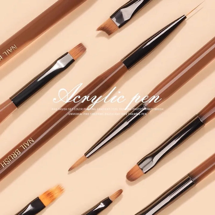 Nail Brushes - Art Acrylic Gel Kolinsky Brush Manicure Supplies Tools Accessories Products Stuff Nail Tech Brushes Things