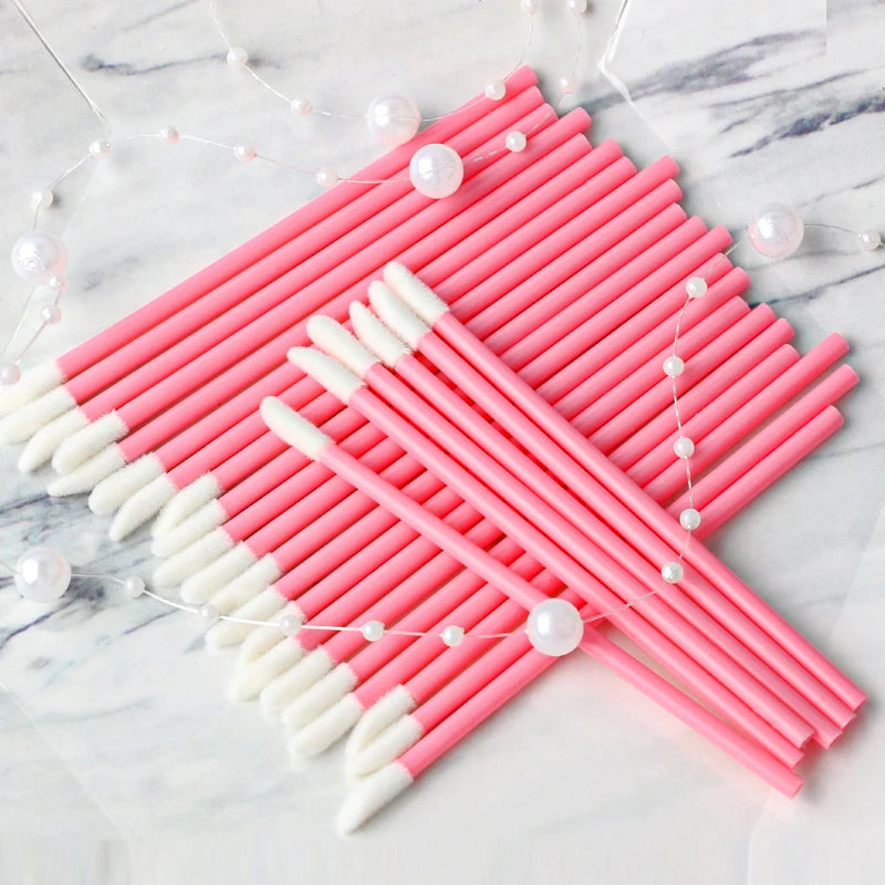 SHIDISHANGPIN 5/50 Pcs Lip Brush Lash Extension Mascara Applicator Eyelash Maquillaje Brush Lipstick Wands Set Makeup Tools