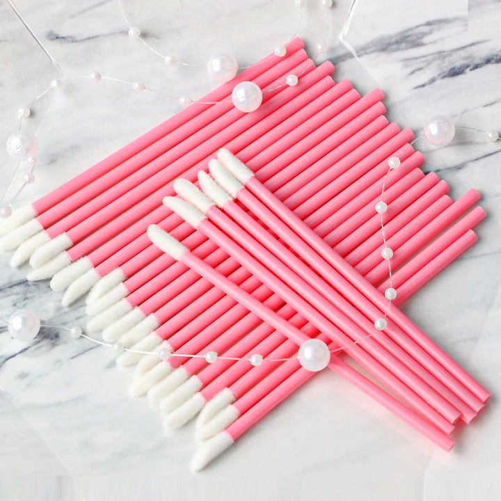 SHIDISHANGPIN 5/50 Pcs Lip Brush Lash Extension Mascara Applicator Eyelash Maquillaje Brush Lipstick Wands Set Makeup Tools