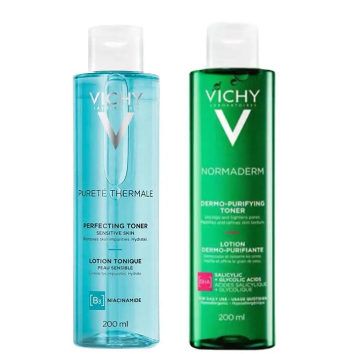 VICHY 200ml Facial Toner Deep Pore Cleansing Purifying Controlling Oil Moisturizing Anti-freckle Aqua Mist Skin Care
