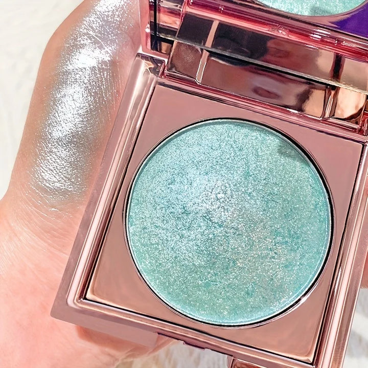 Compact - Waterproof, Full Coverage for All Skin Tones, Long-Lasting Shimmer & Dazzling Glitter Finish Christmas Makeup