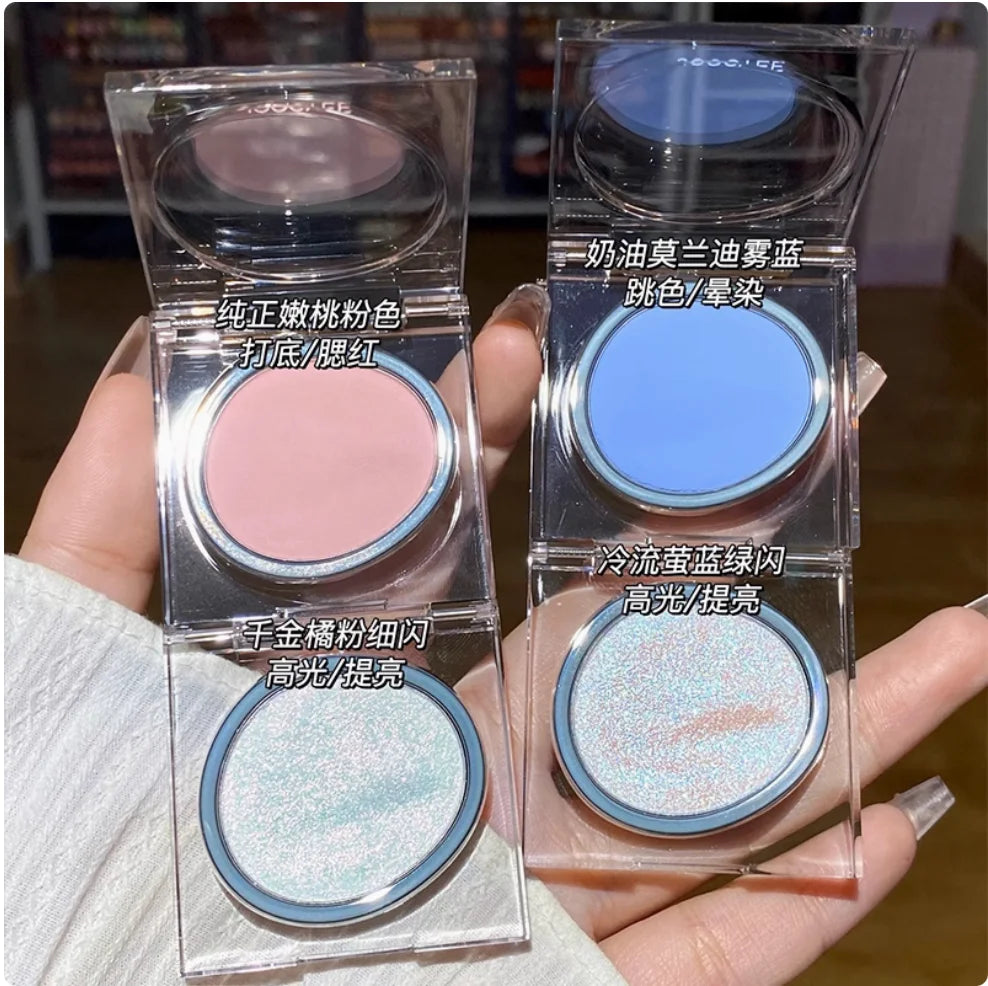 JOOCYEE Eyeshadow Single eye shadow Long-lasting blusher Natural Easy to blend matte smoked daily portable Makeup Cosmetics
