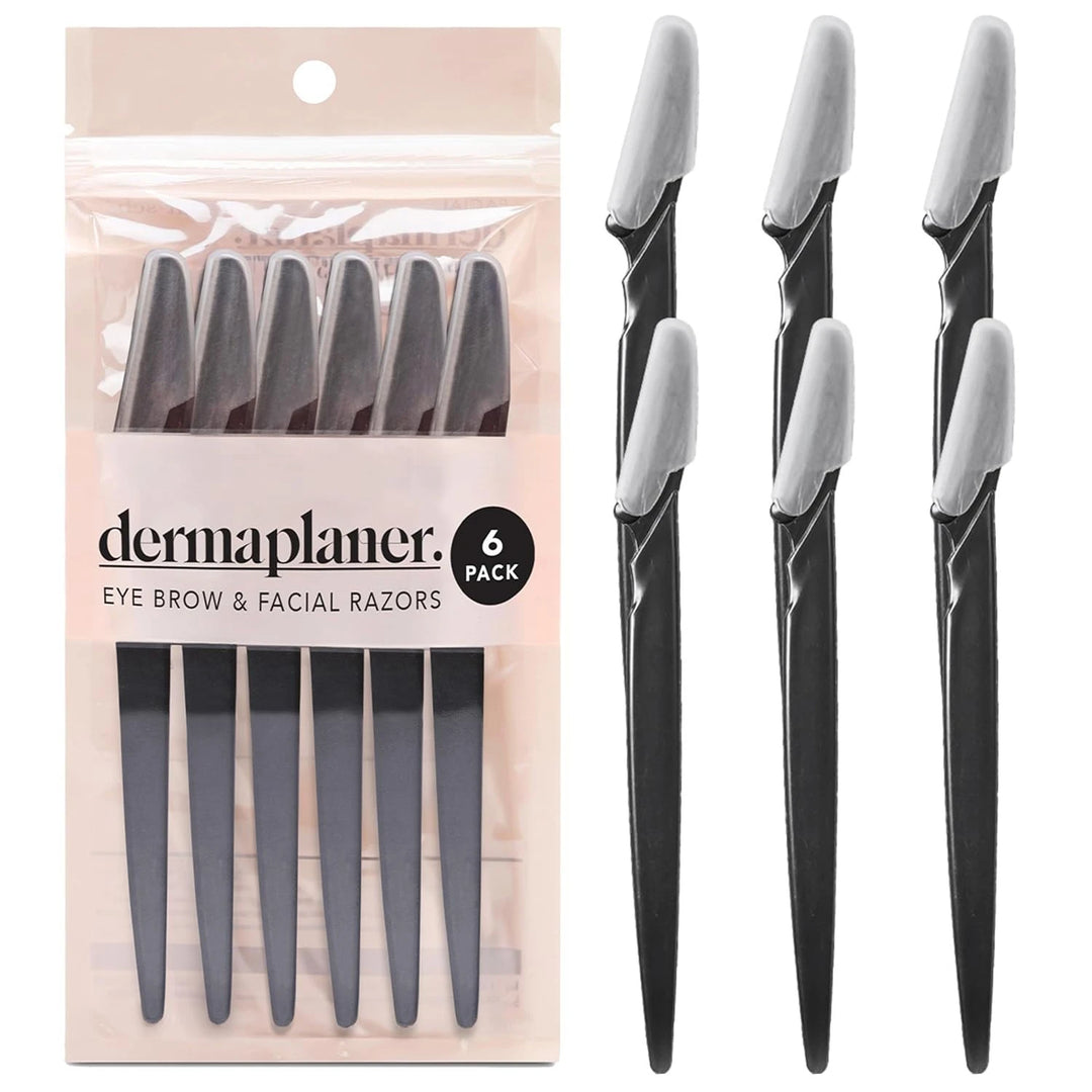 12/6PCS Lady shaver – Facial shaver for women and men – Eyebrow trimmer, shaver and skin care tool