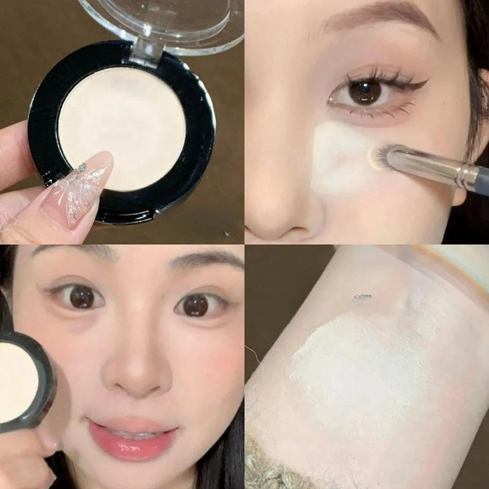 Eyeshadow Illuminator Matte White Highlighter Brighten Palette Lasting Shimmer Glitter Highly Pigmented Monochrome Eyes Makeup