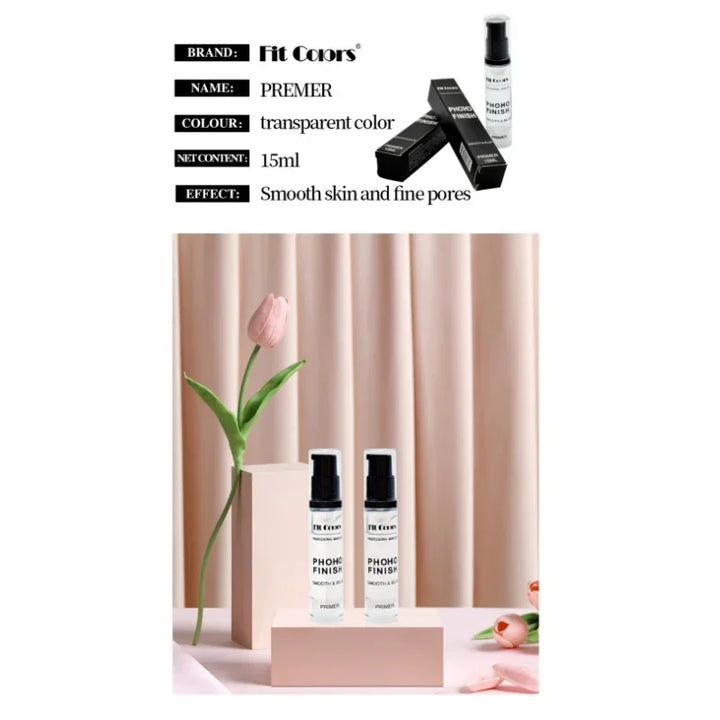 15ml Makeup Primer Face Moisturizer - Pore Minimizing Oil-Control Foundation Base for Long-Lasting Wear Invisible Cosmetic Prim