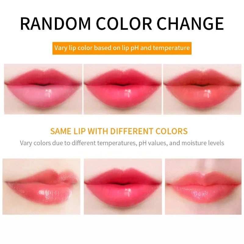 Moisturizing Magic Lip Balm Temperature Changing Color Lasting Nouritious Anti Aging Natural Lipstick Lips Care Makeup Comestic