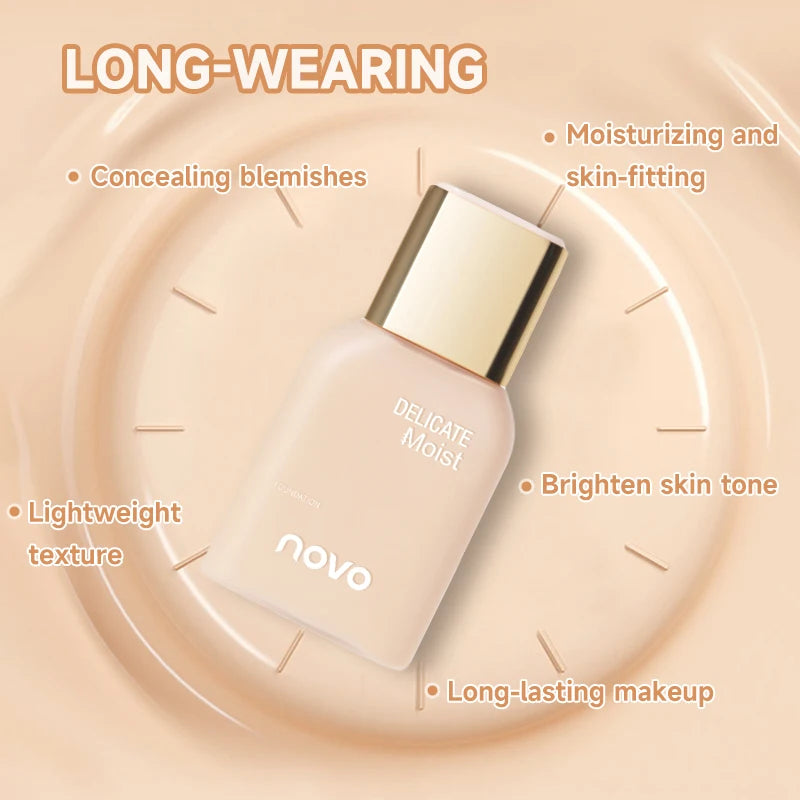 Smooth Liquid Foundation, Moisturizing BB Cream, Long-Lasting Oil-Control CC Cream, Waterproof And Sweat-Proof,Even skin tone