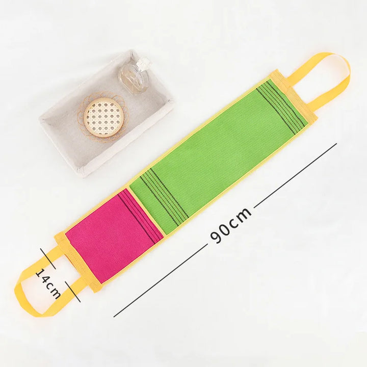 Back Rubbings Strip Exfoliating Wash Towel Back Artifact Strong Ash and Mud Removal Back Rub Men and Women Bath Towel Bath Towel Gloves