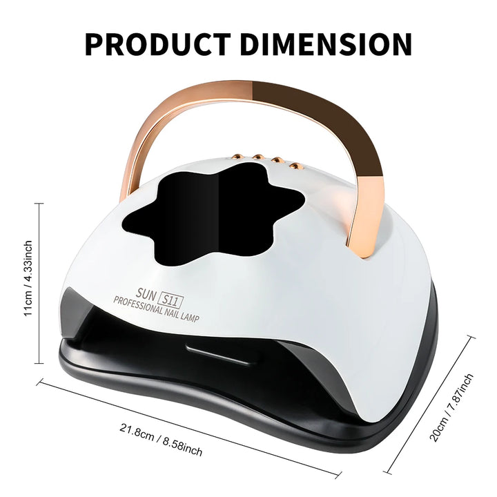 Professional 57LED Nail Lamp UV LED Nail Dryer 4 Timer Modes LCD Display Fast curing Gel Nail Dryer Manicure Salon Tools
