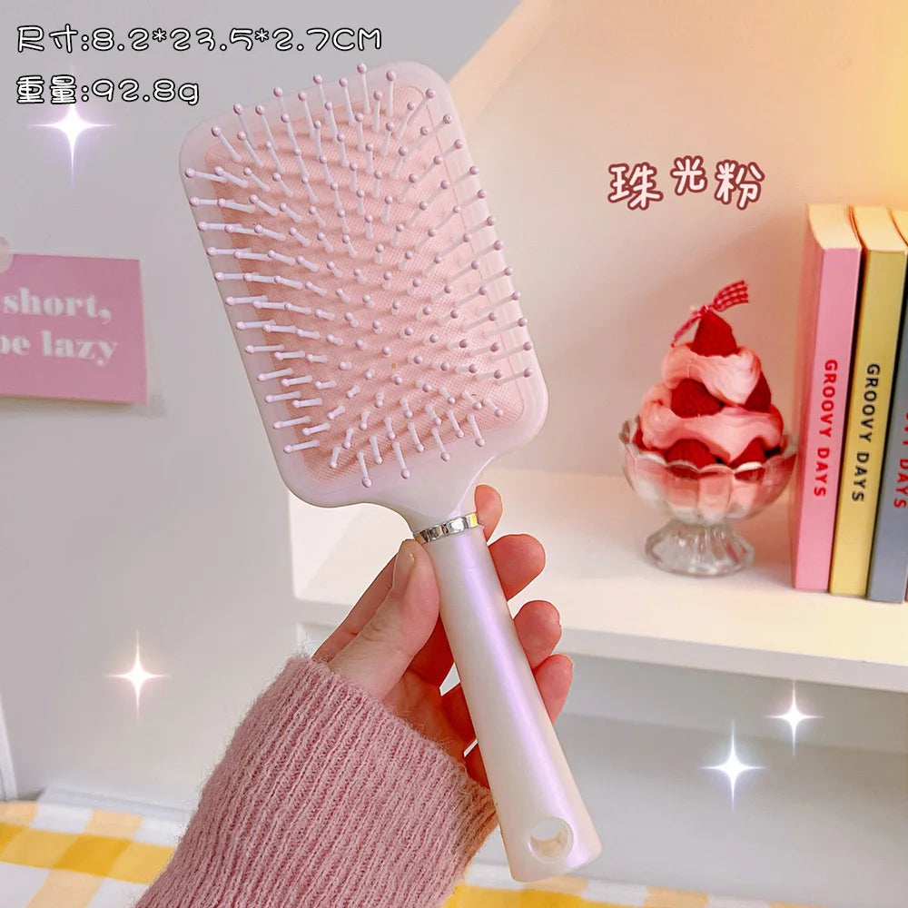 9 Styles Scalp Massager Air Bag Comb Compact Plastic Anti-static Multi-use Paddle Brush Fashion Hair Comb Household Supplies