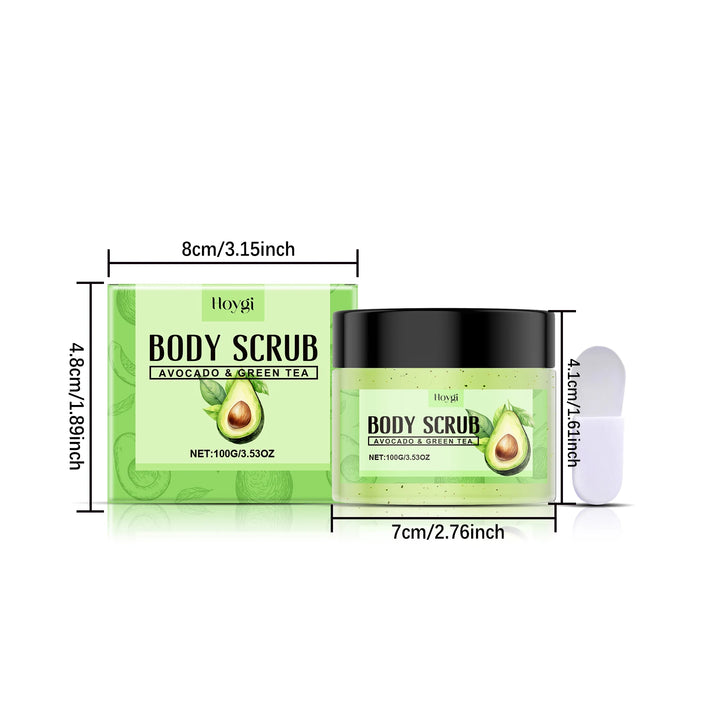Matcha Body Scrub Gentle Exfoliating Cleansing Pores Effectively Removes Dirt Smooth Skin Nourishing Skin Scrub Nourishing Care