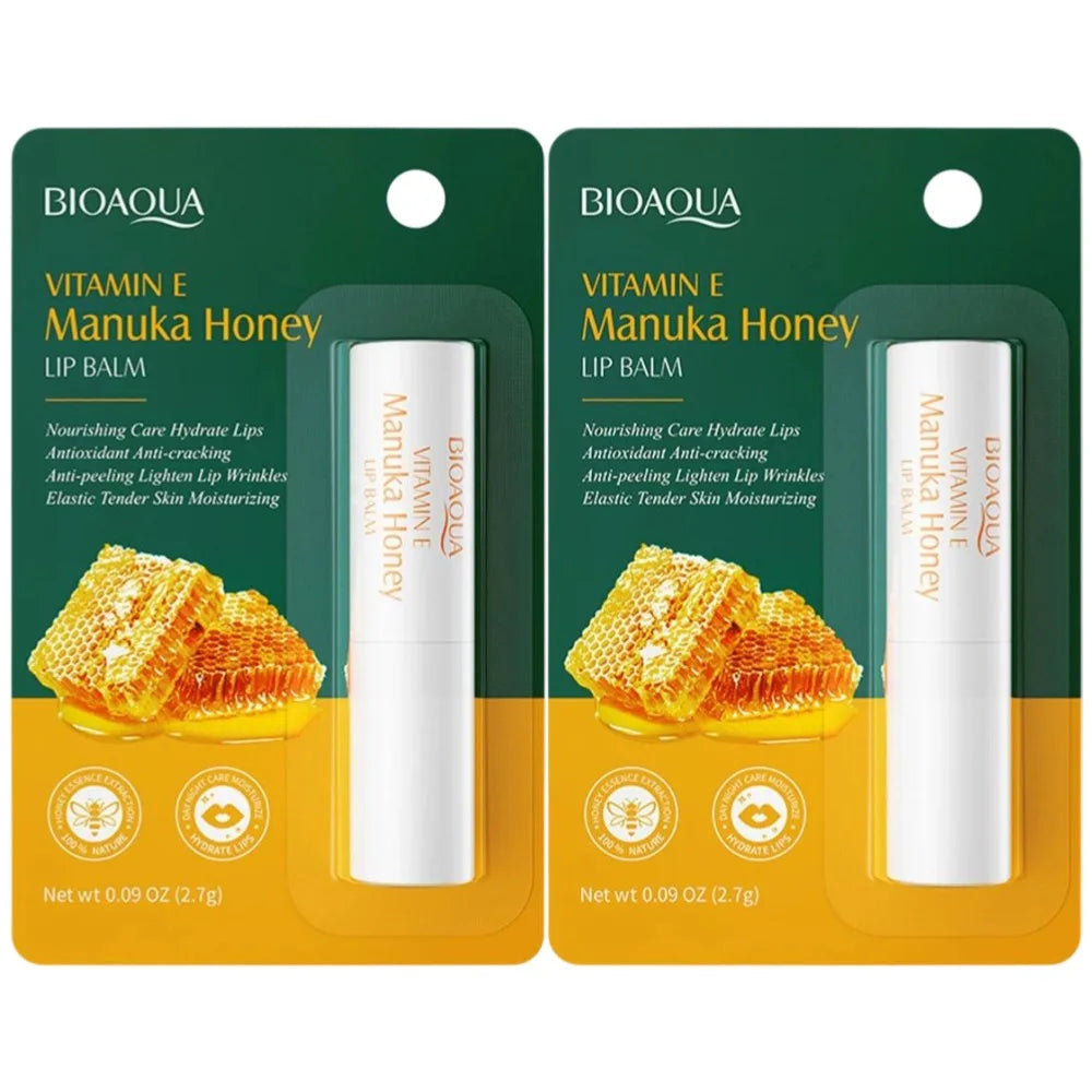 Vitamin E Honey Lip Balm Long-lasting Moisturizing Anti Cracking Nourishing Essence stick winter Lips Skin Care