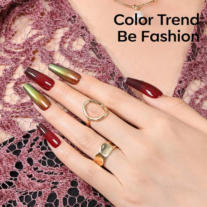 10ml Thermal Gel Nail Polish Temperature Color Changing Gel Polish Semi Permanent Soak Off UV LED Nail Art UV Winter