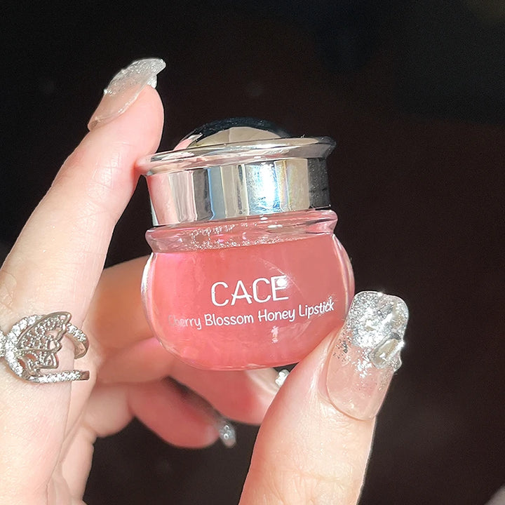 CACE Honey Cherry Lip Oil Balm Nourishing Lip Balm Lasting Moisturizing Clear Lipgloss Oil Moisturizing Lip Care Beauty Makeup