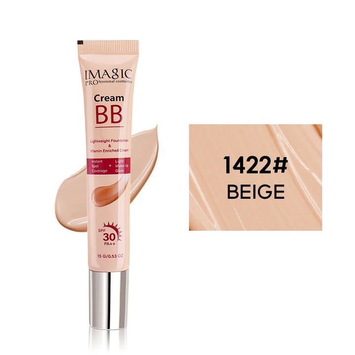 IMAGIC Lightweight Foundation BB Cream Sunscreen Smooth Coverage SPF30 PA++ Long Lasting Light Makeup Glow FA-142 15g