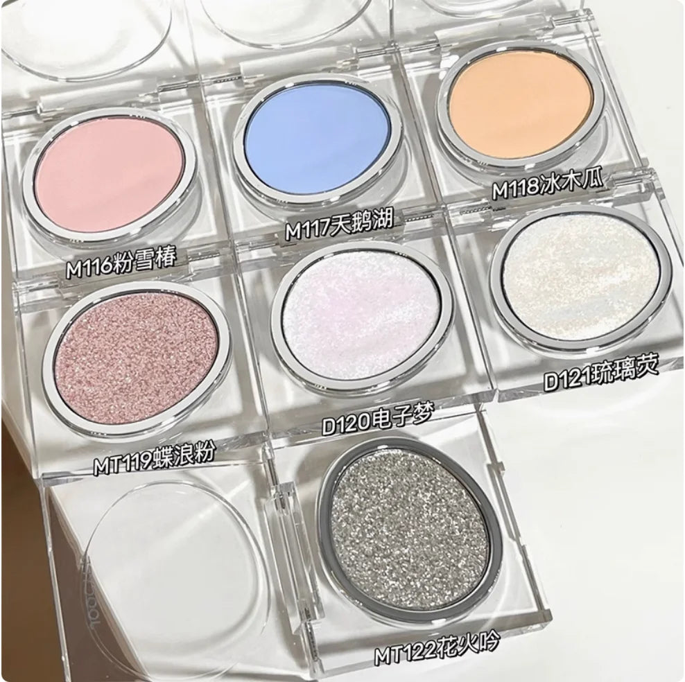JOOCYEE Eyeshadow Single eye shadow Long-lasting blusher Natural Easy to blend matte smoked daily portable Makeup Cosmetics