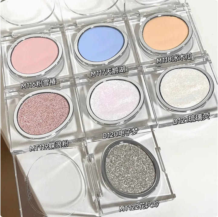 JOOCYEE Eyeshadow Single eye shadow Long-lasting blusher Natural Easy to blend matte smoked daily portable Makeup Cosmetics