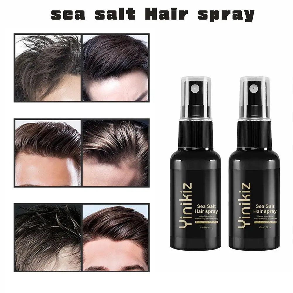 Natural Sea Salt Hair Spray for Men & Women Adds Instant Volume, Texture & Thickness, Light Hold Texturizing Spray (1/2/3/5pcs)