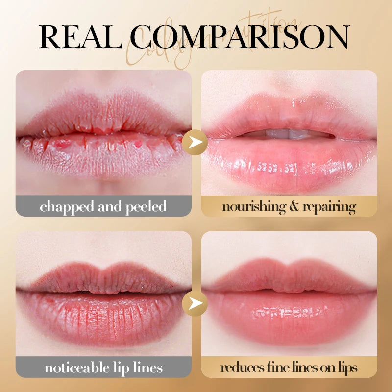 1/3/5PCS Collagen Lip Balm Moisturizing Anti-Cracking, Brightening & Repairing Lip Care with Nourishing Hydration ﻿
