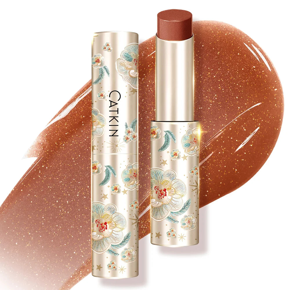 CATKIN GLOSSY LIP BALM Hydrating Lip Balm in 6 Vibrant Colors Moisturize, Protect & Soothe