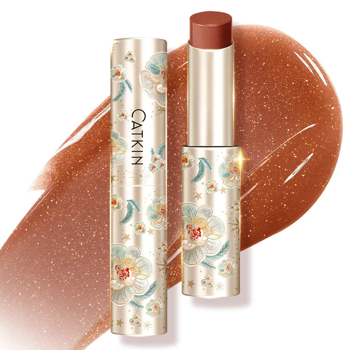 CATKIN GLOSSY LIP BALM Hydrating Lip Balm in 6 Vibrant Colors Moisturize, Protect & Soothe