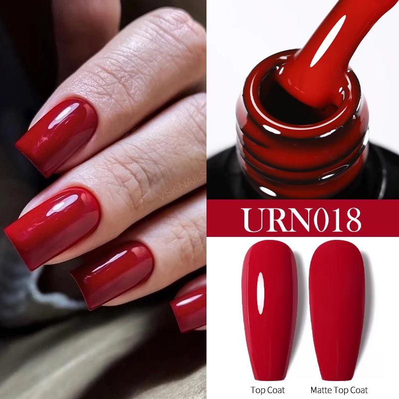 UR SUGAR 7/7.5ml Nude Glitter Color Nail Gel Polish Semi-permanent Varnish Soak Off Nail Art Base Top Coat UV LED Gel Manicure