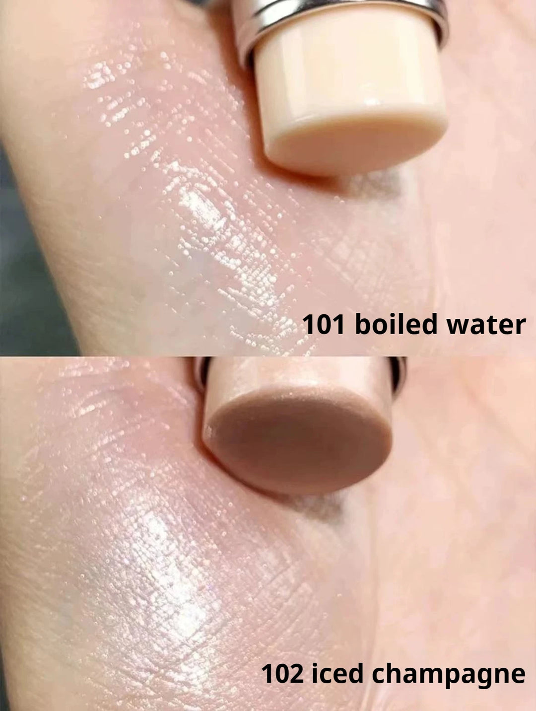 KAXIER High Gloss Stick Highlight Blush Water Light Shimmer Waterproof Sweatproof Face Contour Illuminator Brighten Rouge