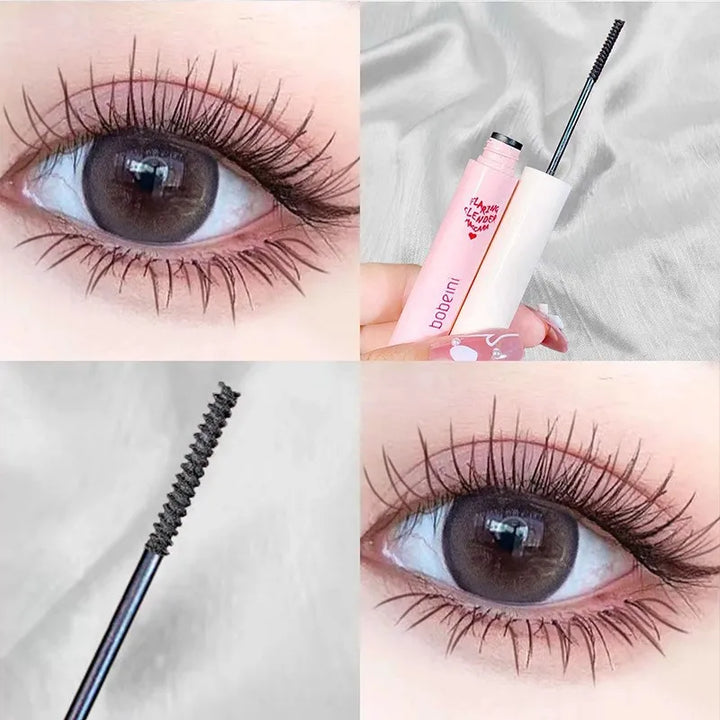 Black Head Mascara Ultra-fine Small Brush Lengthening 3D Lash Eyelash Extension Eye Lashes Long-wearing Black Color Mascara