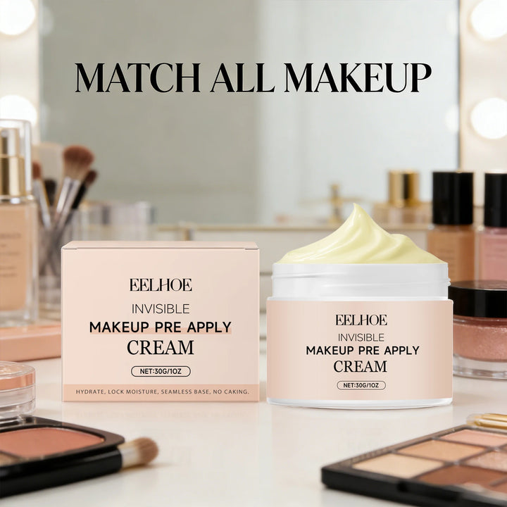 Pre Primer Invisible Makeup Waterproof Minimize Pore Brightening Skin Tone Natural Isolation Pre Apply Cream Primer Makeup 30g