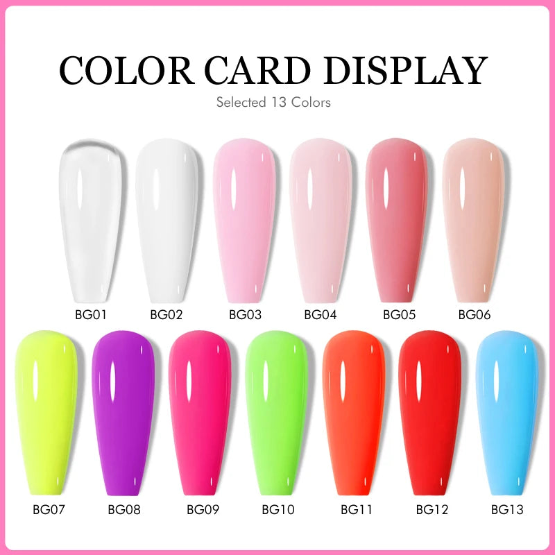 CHUNSHU 6 IN 1 Extension UV Gel Polish In A bottle Builder Nail Gel Rubber Base Coat Semi Permanent Nails Art Self-leveling 15ML